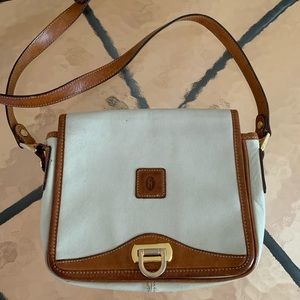 Vintage Hartmann White&Brown Leather Bag